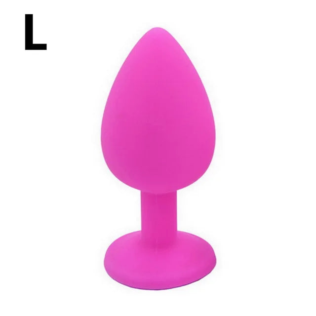 100% Silicone Butt Plug Anal Plug Unisex - fromasia2america.shop