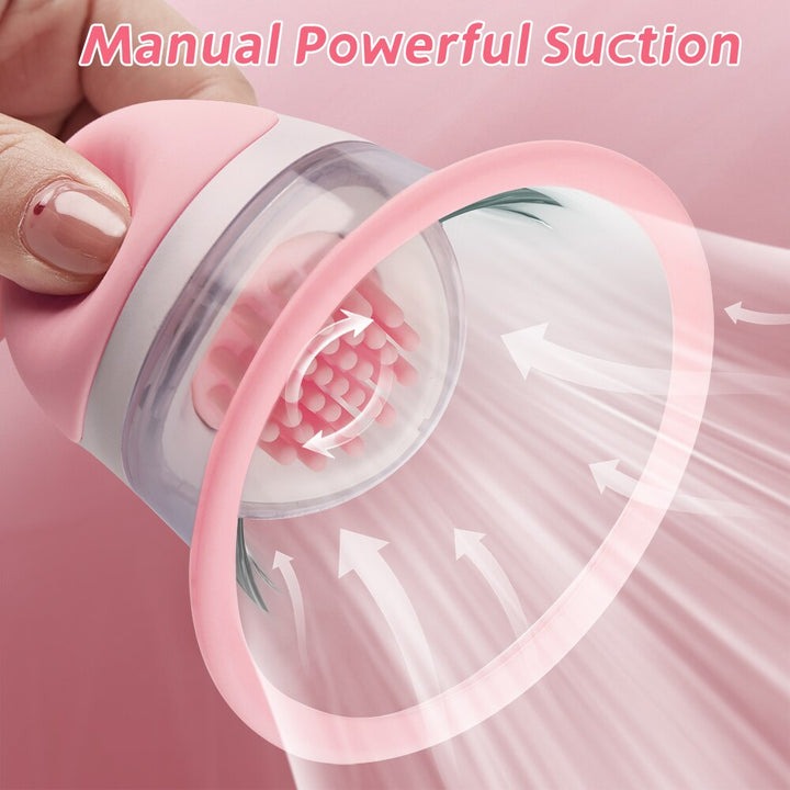 Newest Electric Breast Massager Enhance Vacuum Suction Pump Tong Licking For Women