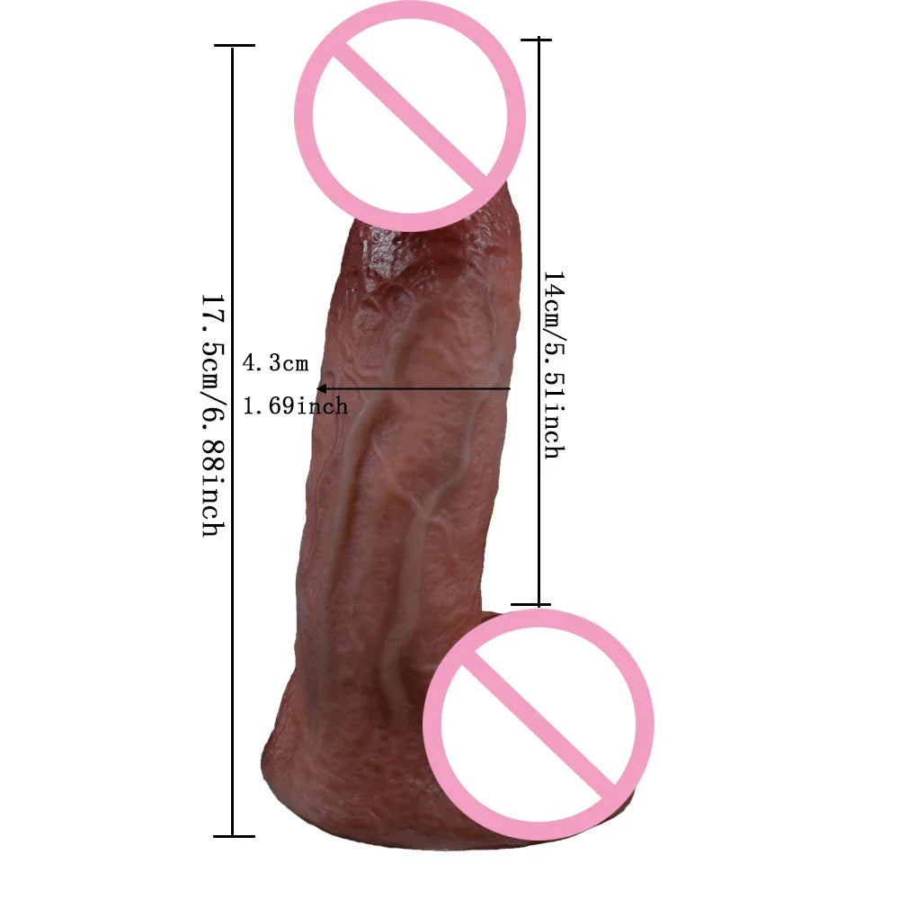 Dildo Real Penis Dick Cock Silicone with Suction Cup Strapon Women - fromasia2america.shop