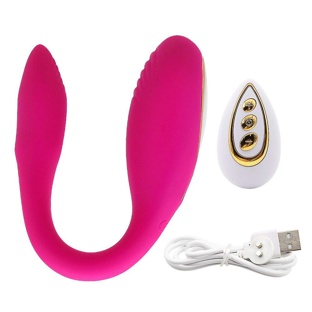 U-shape Wireless Remote Clit Panties Powerful Vibrator Wearable Massager for Women