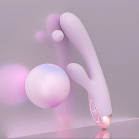 DRY WELL Rabbit Vibrator with Unique Patting Function Clitoris Stimulator Dildo - fromasia2america.shop