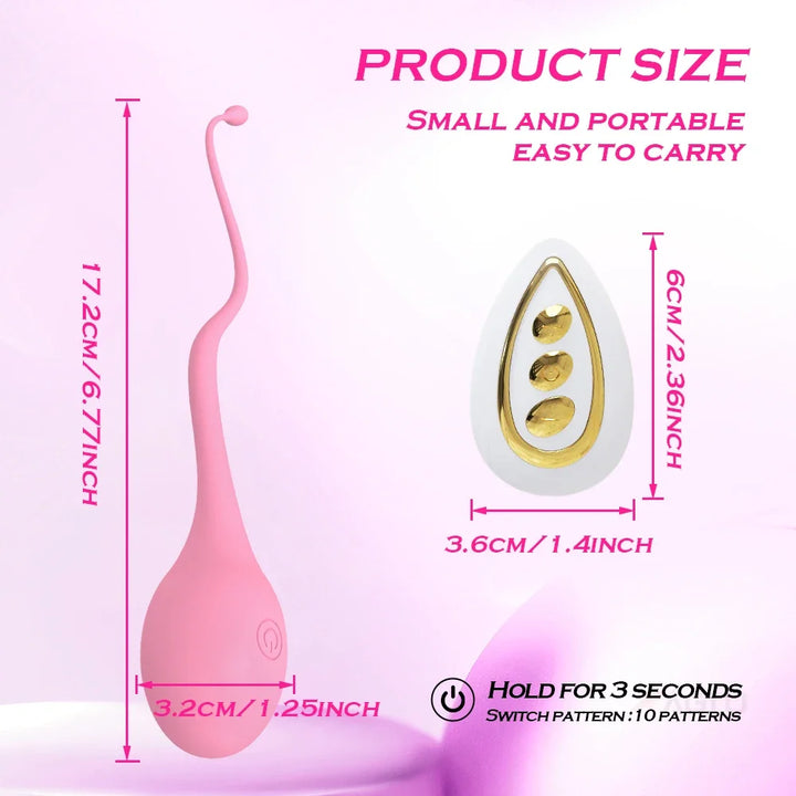 Remote Control Vaginal Vibrator For Women Nipple Clitoris Stimulator Wear Vibrating Love Egg Massager - fromasia2america.shop