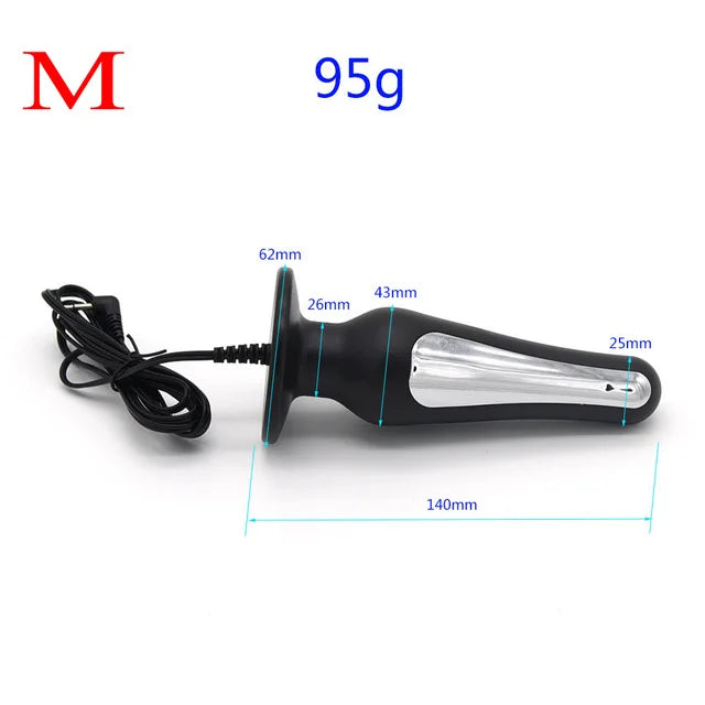 Adults Electro Shock Pulse Anal Butt Plug Electric Vaginal Plug Jump EggsFor Woman - fromasia2america.shop