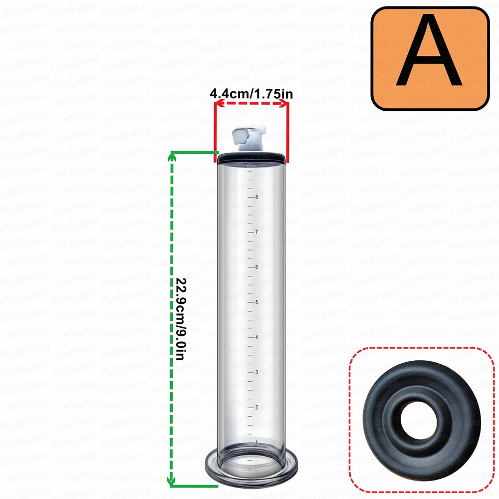 Acrylic Penis Pump Vacuum Pump Manual Penis Enlarger - fromasia2america.shop