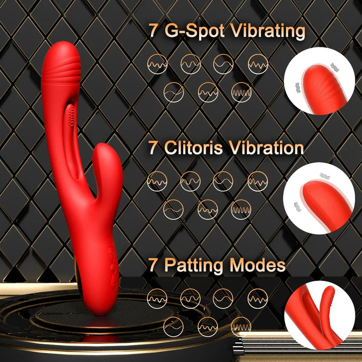 2023 Tapping Flapping Vibrator for Women Rabbit Vibrators for Adult - fromasia2america.shop