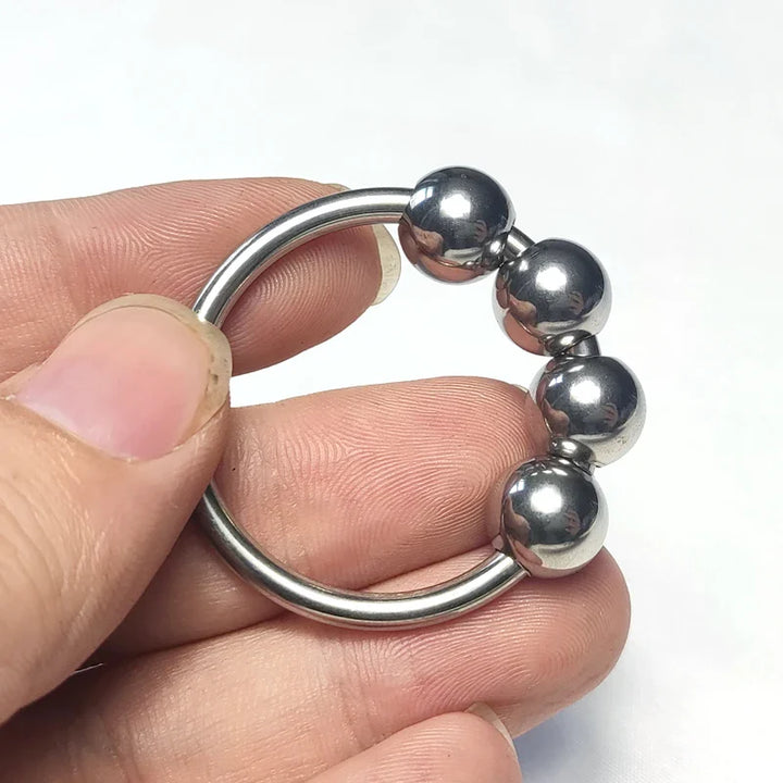 Metal Penis Ring Sex Toys for Men Male Delay Ejaculation Stainless Steel Cock Ring - fromasia2america.shop