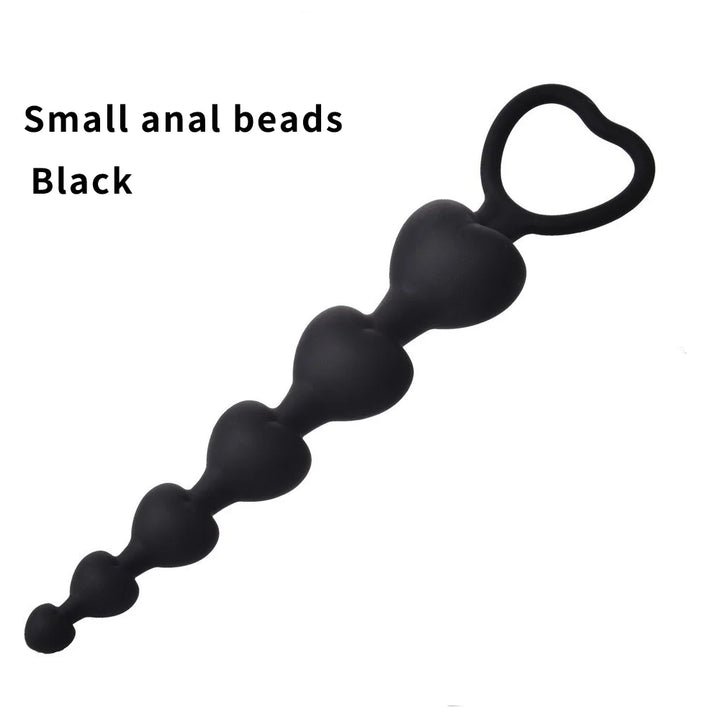 Silicone Anal Beads Long Butt Plug Prostate Massage Anal Stimulation For Men Women Masturbation - fromasia2america.shop