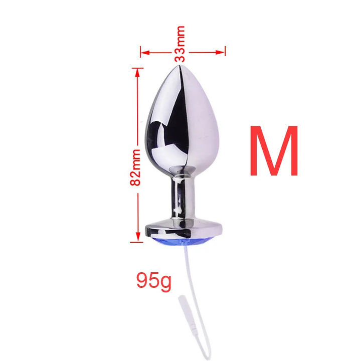 Adults Electro Shock Pulse Anal Butt Plug Electric Vaginal Plug Jump EggsFor Woman - fromasia2america.shop