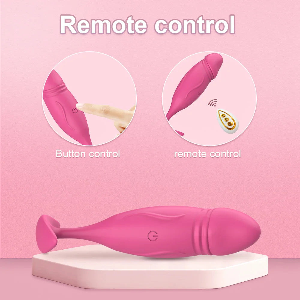 Remote Control Dildo Vibrator for Women Clitoris Stimulator Love egg Massage Prostate - fromasia2america.shop