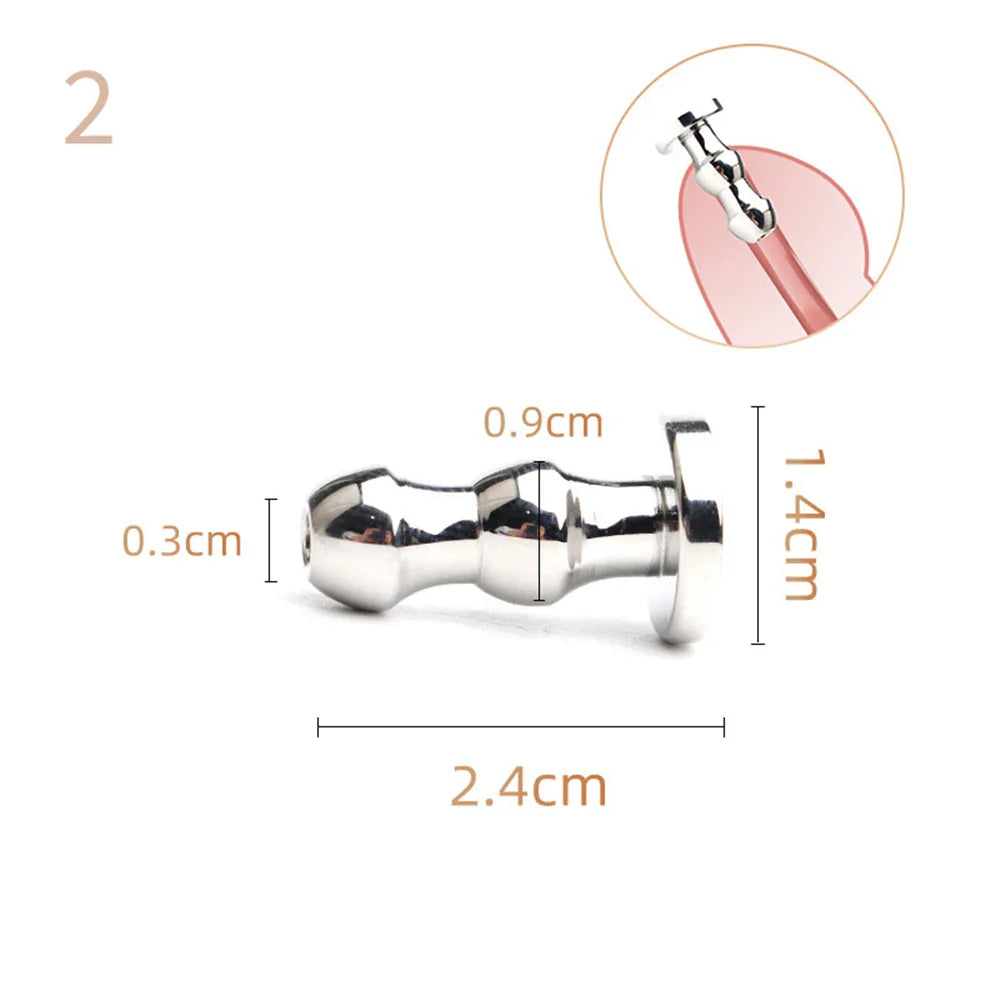 31 Style Stainless Steel Hollow Urethral Catheter Dilator Gay Horse Eye Stimulate Men Penis Plug - fromasia2america.shop