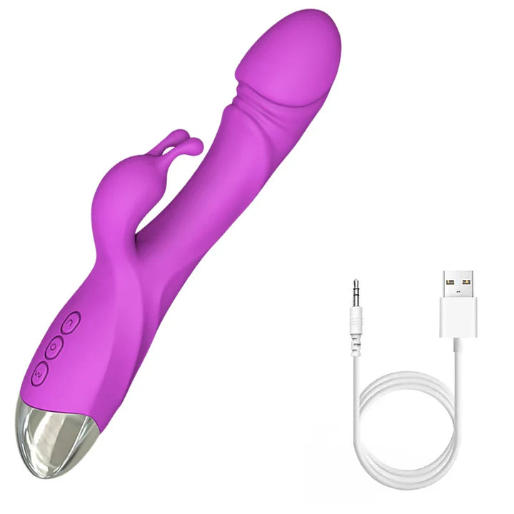 Dildo Rabbit Vibrator G spot Masturbation Clitoral Vaginal Anal Massager Female - fromasia2america.shop