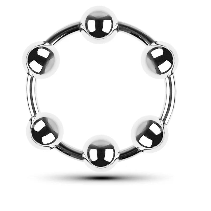 Metal Penis Ring Sex Toys for Men Male Delay Ejaculation Stainless Steel Cock Ring - fromasia2america.shop