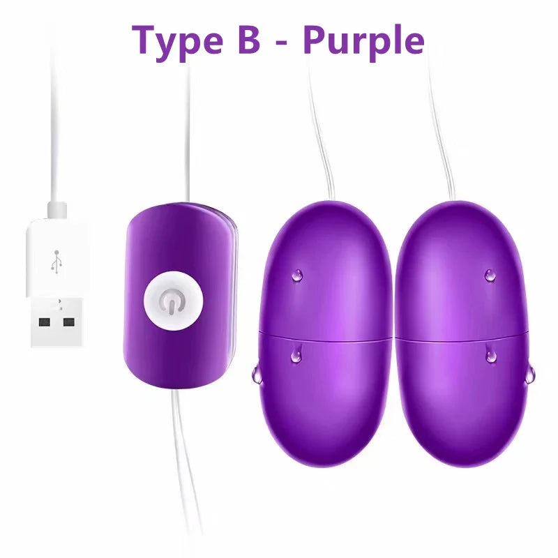 Egg Sex Tongue Vibrator USB Vibrating Love Balls G Point Vagina Famme Clitoris Stimulator Toys for Women - fromasia2america.shop