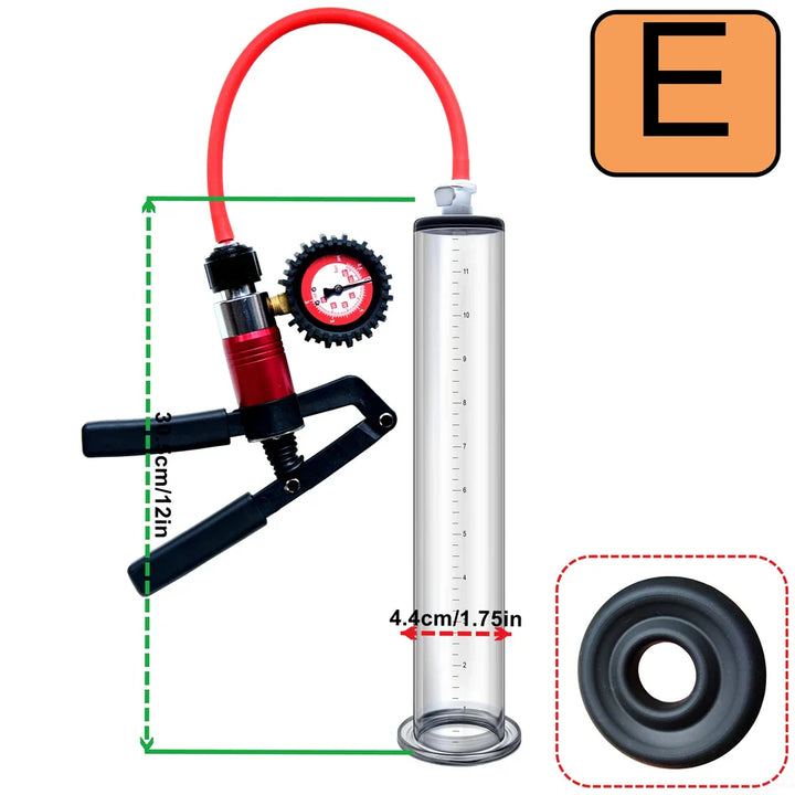 Acrylic Penis Pump Vacuum Pump Manual Penis Enlarger - fromasia2america.shop