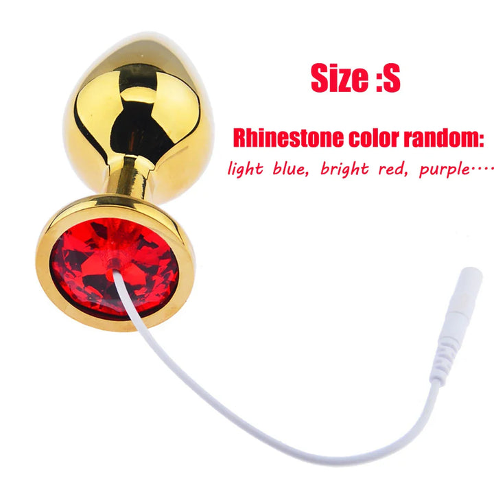 50 Kinds Electric Shock Butt Plug,Bdsm Electro Anal Sex Toy,E-stim Jump Egg Dildo Vibrator - fromasia2america.shop