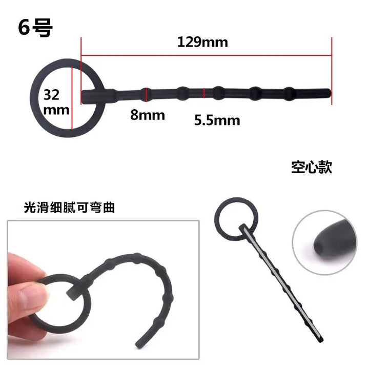 Penis Plug Tube Urethral Dilator Stretching Horse Eye Stimulation Adult Sex Toys for Men - fromasia2america.shop