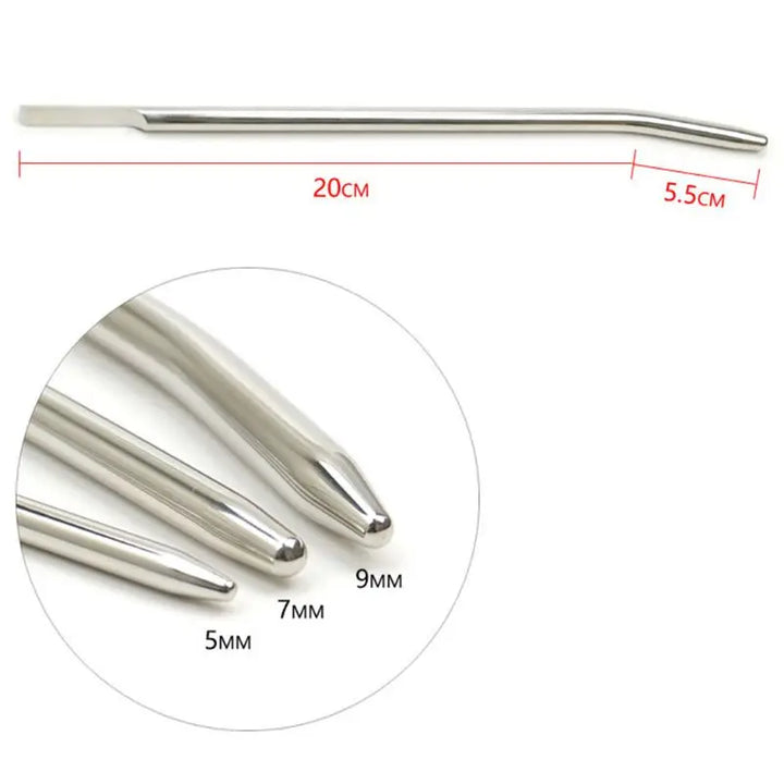 Stainless Steel Urethral Plug Male Urethral Dilator Metal Catheter Penis Plug For Men - fromasia2america.shop