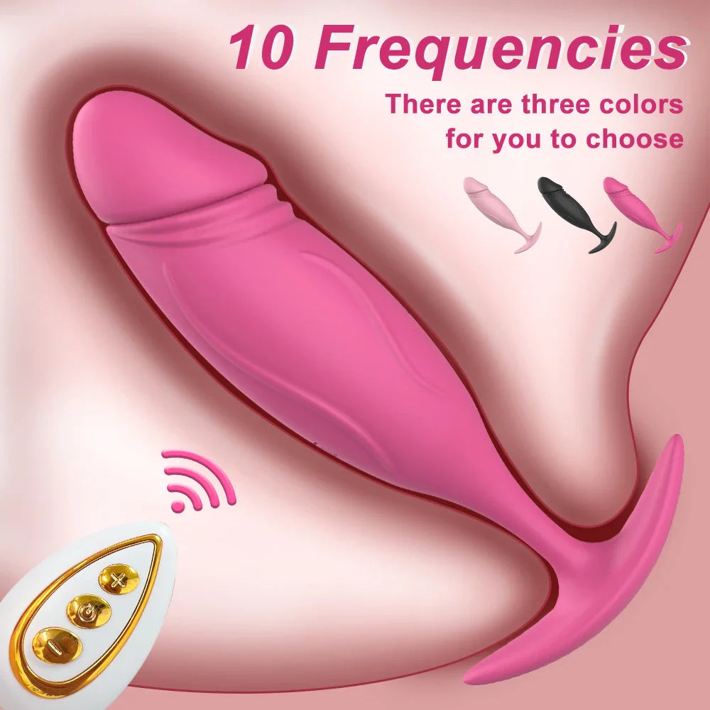 Remote Control Dildo Vibrator for Women Clitoris Stimulator Love egg Massage Prostate - fromasia2america.shop