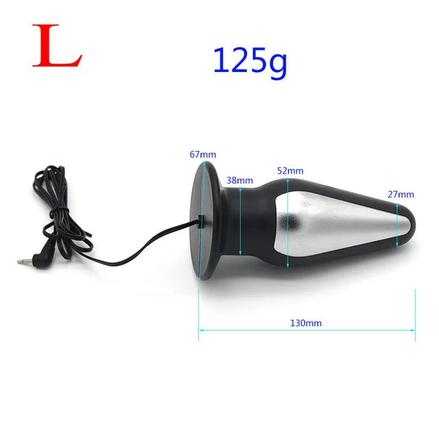 Adults Electro Shock Pulse Anal Butt Plug Electric Vaginal Plug Jump EggsFor Woman - fromasia2america.shop