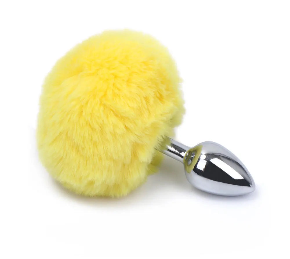 BDSM Sex Toys Hair Ball Rabbit Tail Anal Plug - fromasia2america.shop