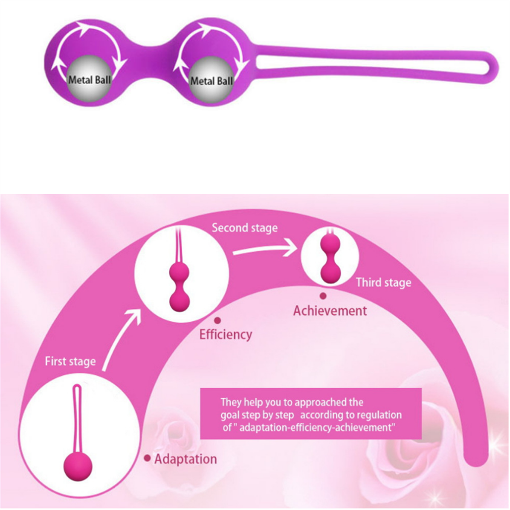 Set Safe Silicone Smart Ball Kegel Balls (Sets or single) Ben Wa Ball Vagina Tighten Exercise Machine Vaginal Geisha Ball Sex Toys for Women