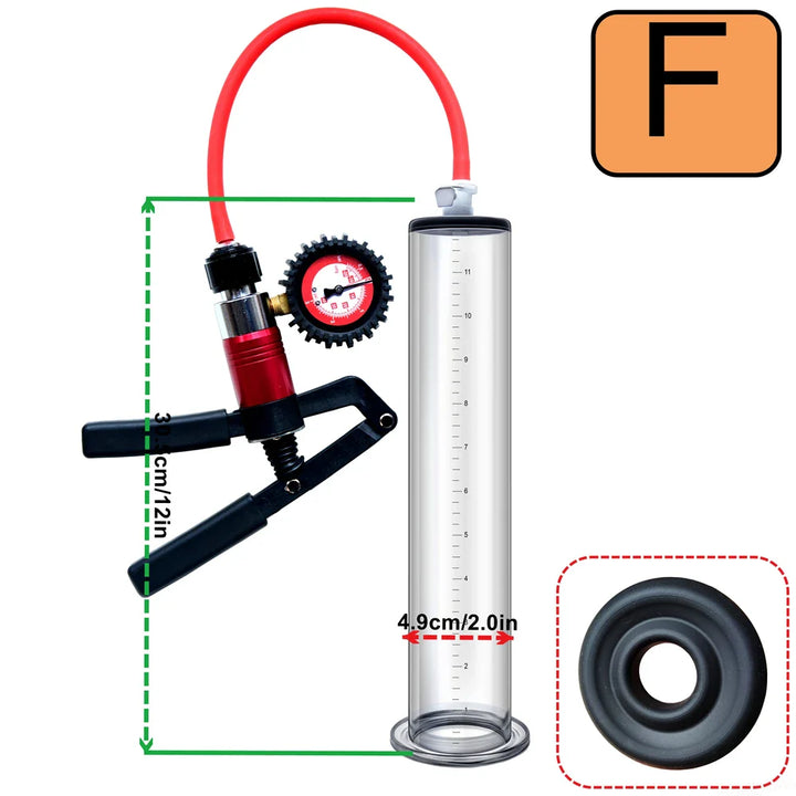 Acrylic Penis Pump Vacuum Pump Manual Penis Enlarger - fromasia2america.shop