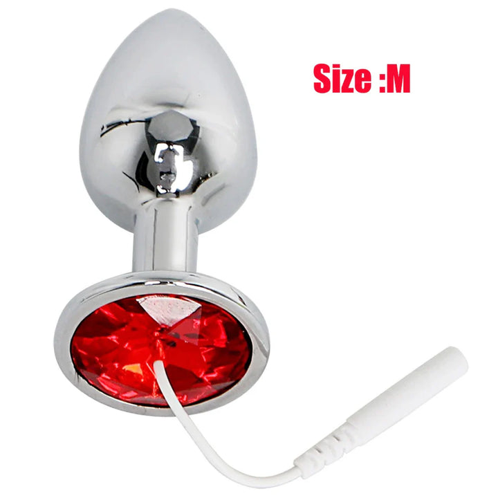 50 Kinds Electric Shock Butt Plug,Bdsm Electro Anal Sex Toy,E-stim Jump Egg Dildo Vibrator - fromasia2america.shop