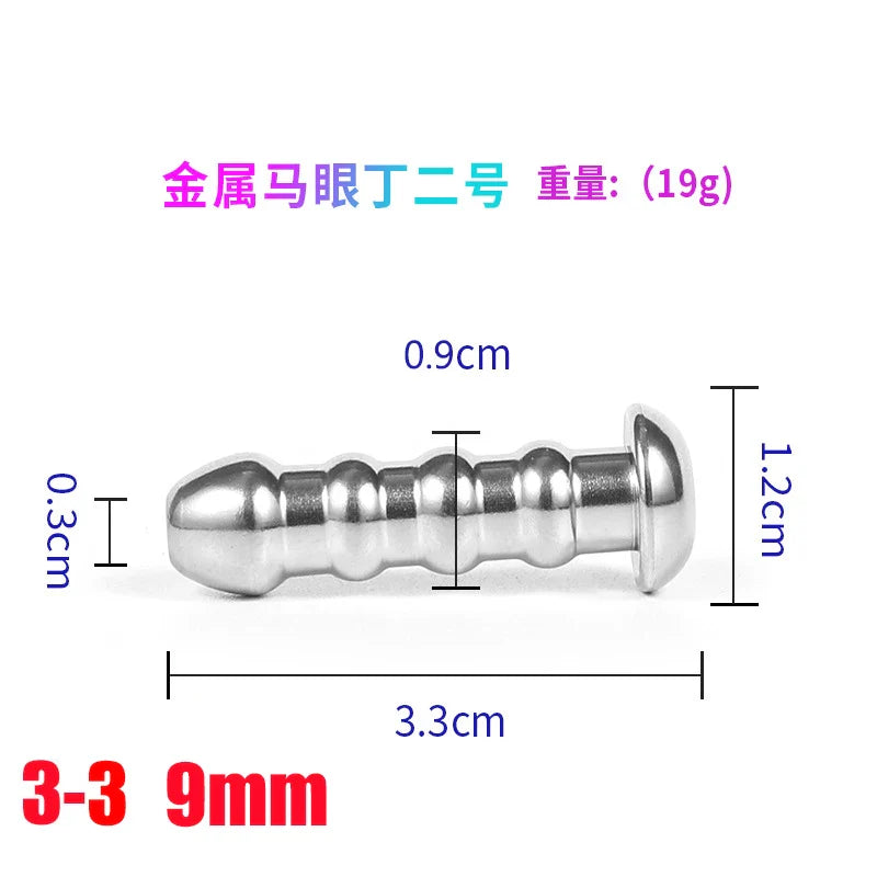 31 Style Stainless Steel Hollow Urethral Catheter Dilator Gay Horse Eye Stimulate Men Penis Plug - fromasia2america.shop