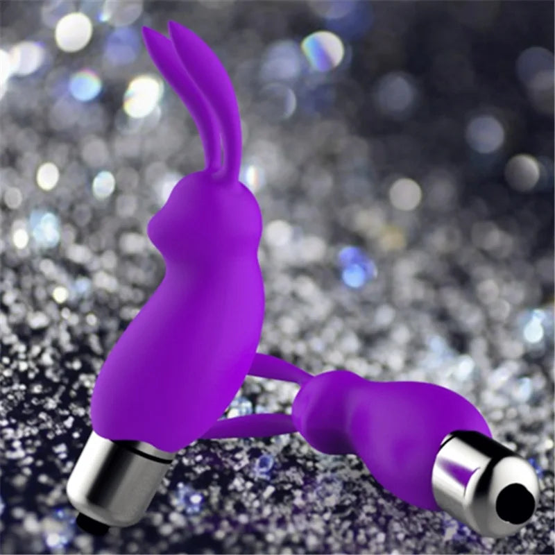 Rabbit Shape Vibration Clit Stimulation Adult Sex Toy Vibrating Jump Love Egg for Women Female - fromasia2america.shop