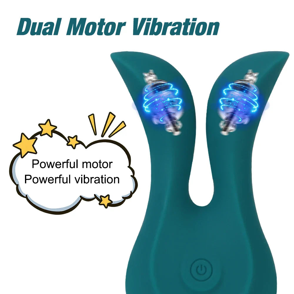 Sexy Rabbit Ear Pocket Vibrator for Women Nipple Clamps Anal Plug Female Masturbator - fromasia2america.shop