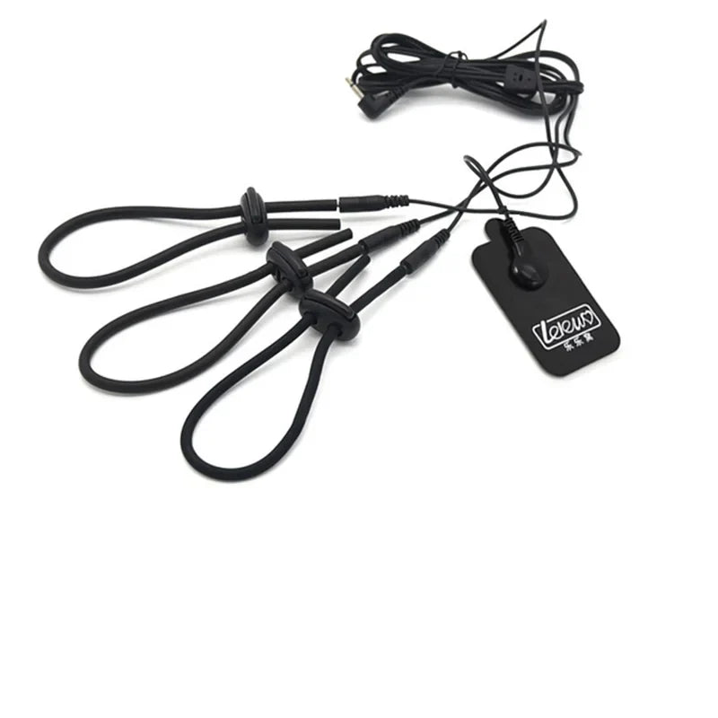 Penis Ring Electro Stimulate Physiotherapy Cock Ring Erection Enhancer Bdsm Male - fromasia2america.shop