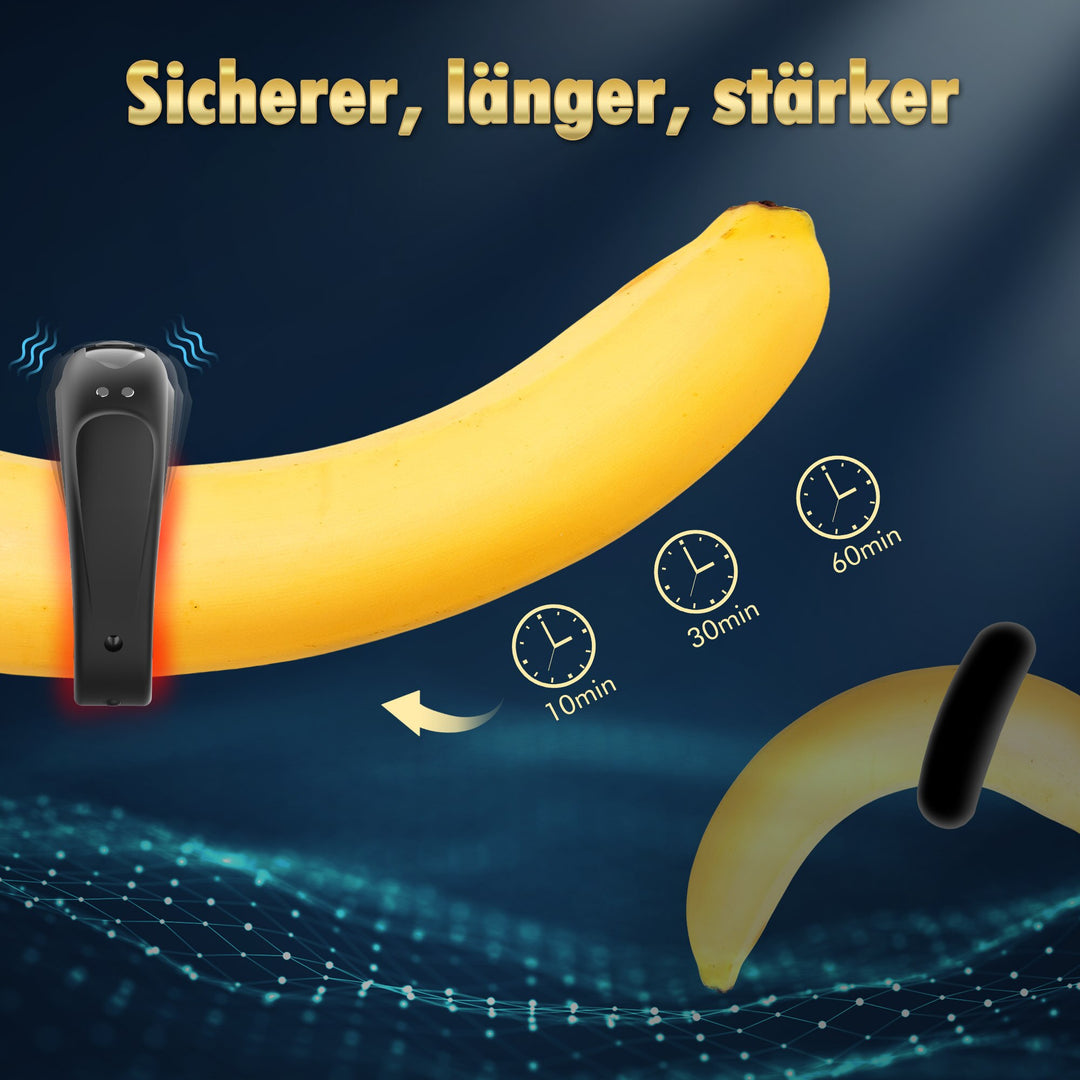 Adjustable Vibrator Penis Ring Ejaculation Delay for Men