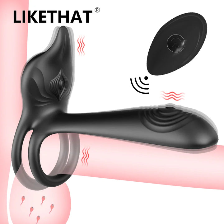 Penis Ring Cock Vibrator Sex Toys For Couple Men Peni Sleeve - fromasia2america.shop