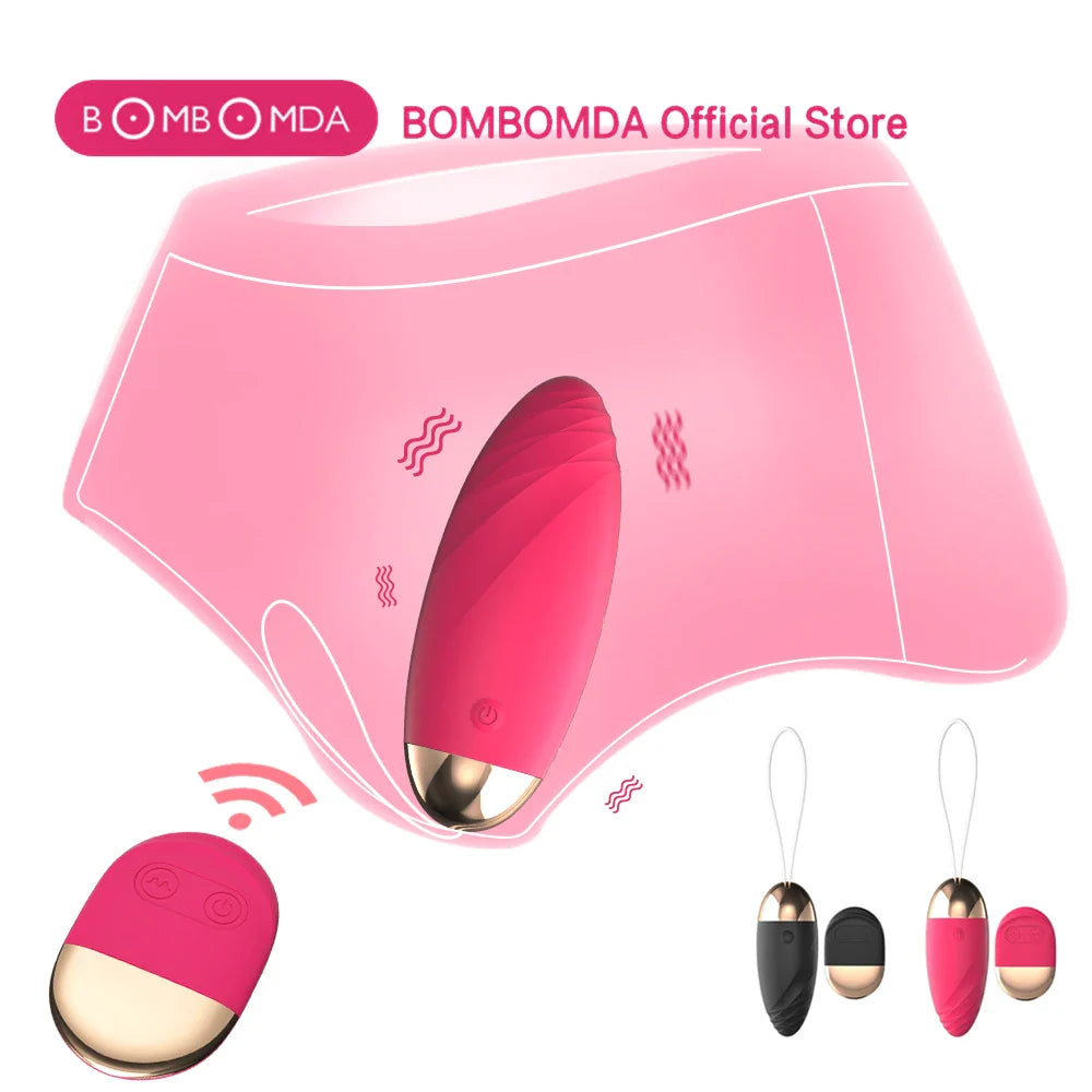 Vibrating Bullet Love Egg Wireless Remote Control Vibratiors Female for Women Dildo - fromasia2america.shop