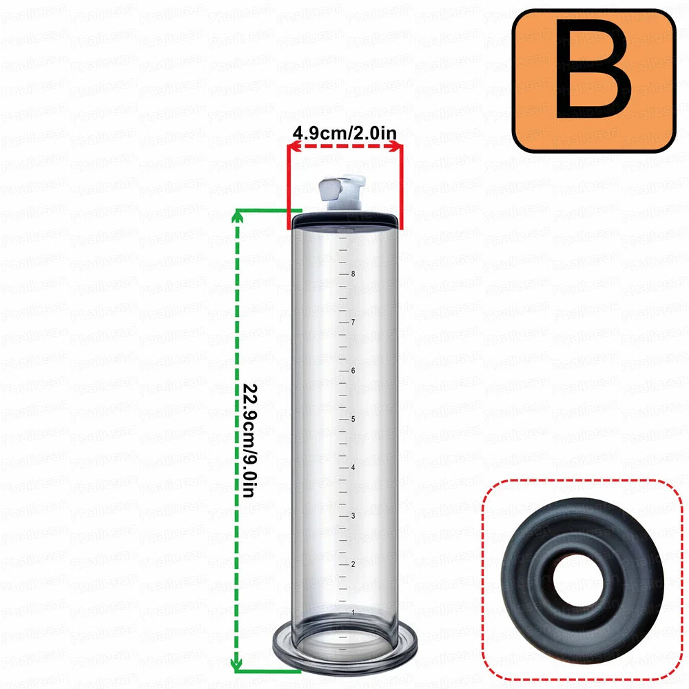 Acrylic Penis Pump Vacuum Pump Manual Penis Enlarger - fromasia2america.shop