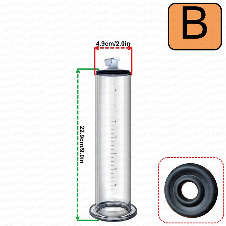 Acrylic Penis Pump Vacuum Pump Manual Penis Enlarger - fromasia2america.shop