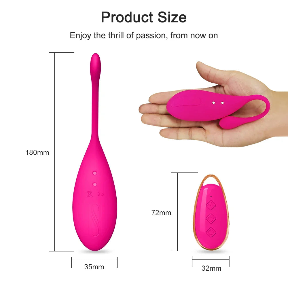 Massage Vibrator Love Egg Clitoris Stimulator Masturbator G Spot Vaginal Balls Women Couples - fromasia2america.shop