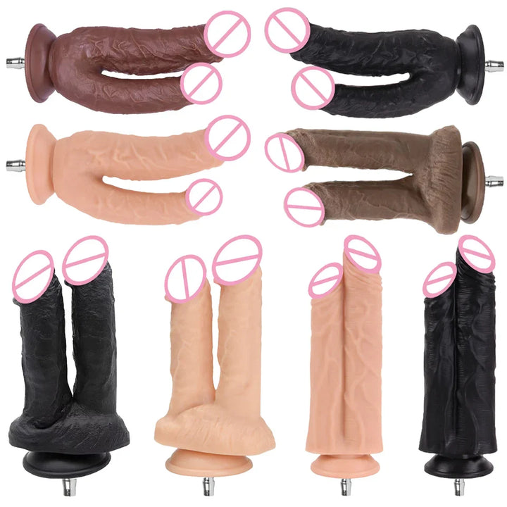 Vac-u-lock Plug Double Dildos for Attachment for Women Sex Toy Strap on Two Dildo - fromasia2america.shop