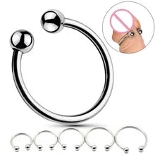 Metal Penis Ring Sex Toys for Men Male Delay Ejaculation Stainless Steel Cock Ring - fromasia2america.shop