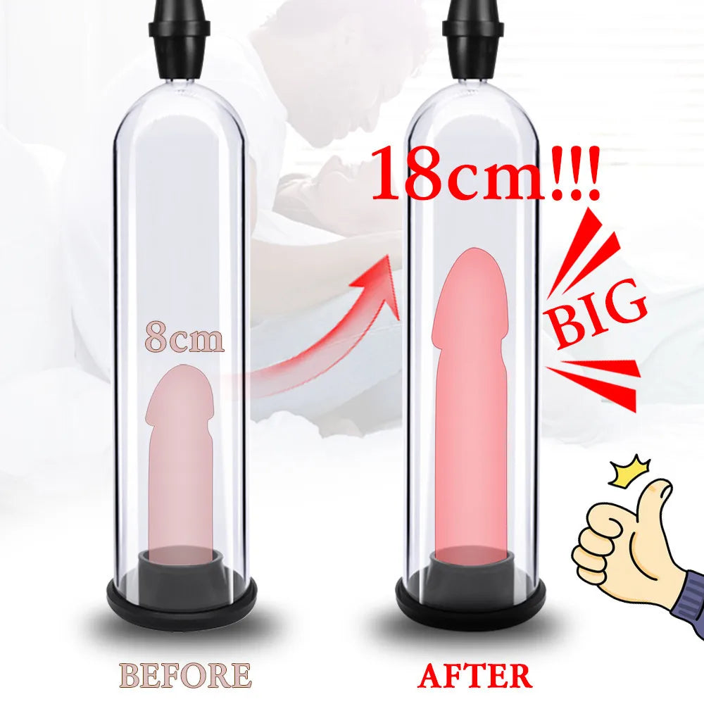 Male Penis Pump Manual Penis Enlarger Enhancement Erection SexToys For Man - fromasia2america.shop