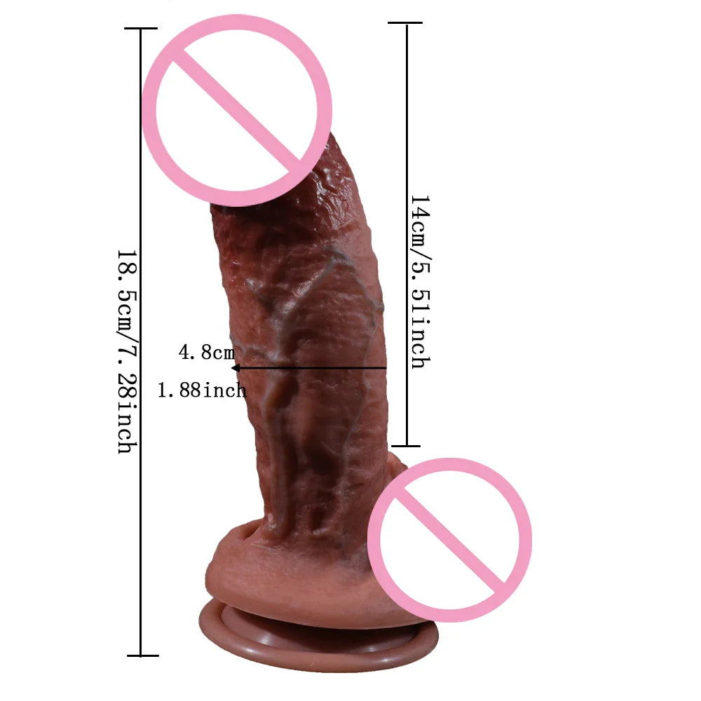 Dildo Real Penis Dick Cock Silicone with Suction Cup Strapon Women - fromasia2america.shop