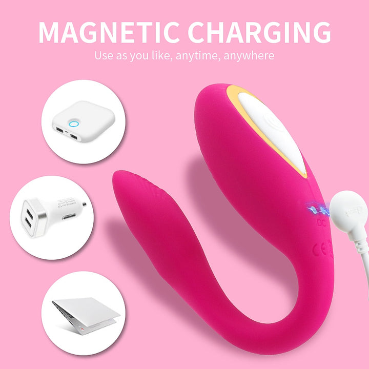 U-shape Wireless Remote Clit Panties Powerful Vibrator Wearable Massager for Women