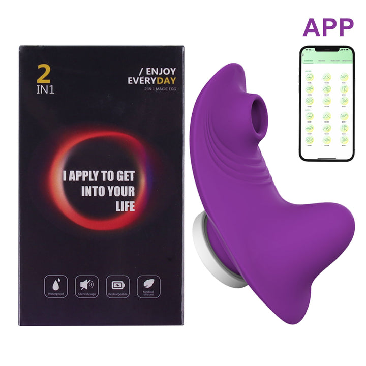 Wearable Mini Vibrator For Women Clitoris Sucker App Bluetooth Remote Control Vibro On Sexy Panties Adults Sex Toys Stimulator