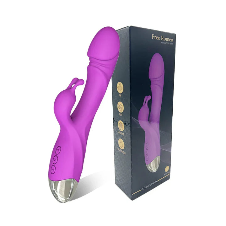 Dildo Rabbit Vibrator G spot Masturbation Clitoral Vaginal Anal Massager Female - fromasia2america.shop