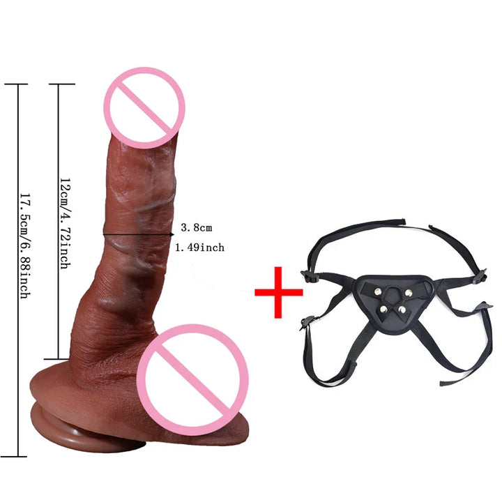 Dildo Real Penis Dick Cock Silicone with Suction Cup Strapon Women - fromasia2america.shop