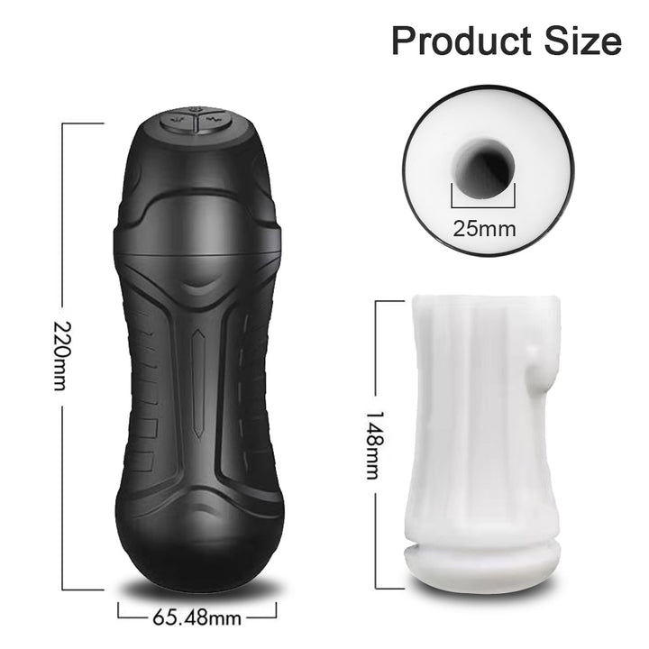 Automatic Medical Silicone Sucking Masturbator Vibration Blowjob Machine for Men