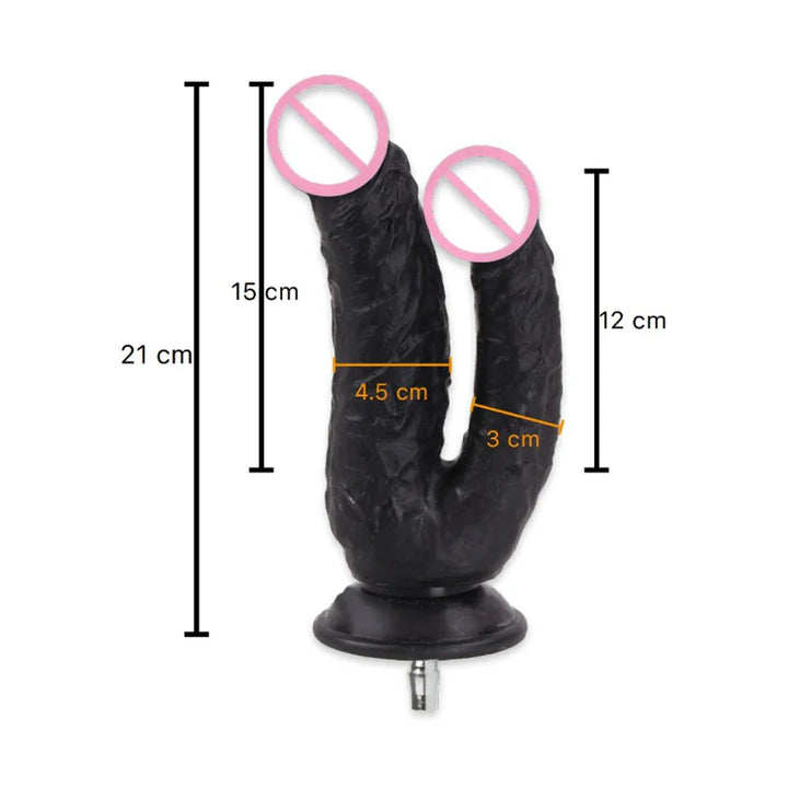 Vac-u-lock Plug Double Dildos for Attachment for Women Sex Toy Strap on Two Dildo - fromasia2america.shop