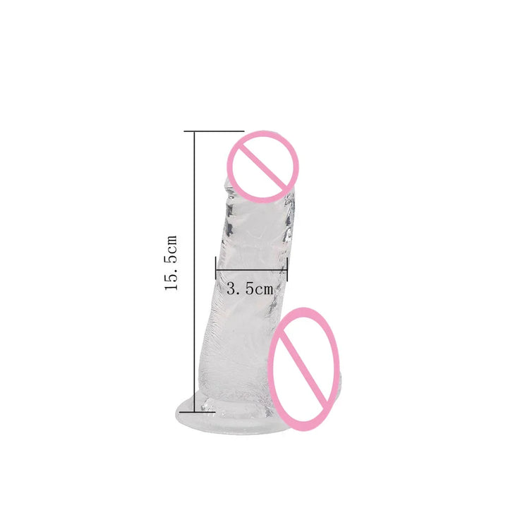 Giant Long Jelly Dildo Penis Sex Toy Women Gay Rubber Dick Unisex - fromasia2america.shop