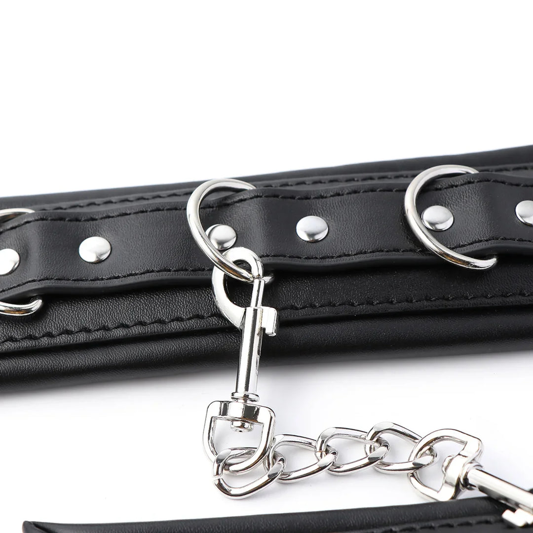 Bondage Kits Extendable Products Leather Restraint Set Handcuffs Ankle Cuffs Bdsm - fromasia2america.shop