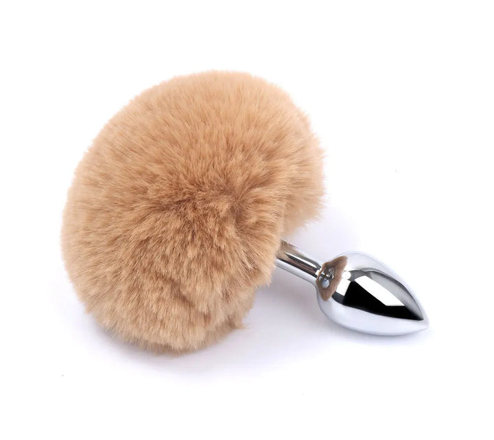 BDSM Sex Toys Hair Ball Rabbit Tail Anal Plug - fromasia2america.shop